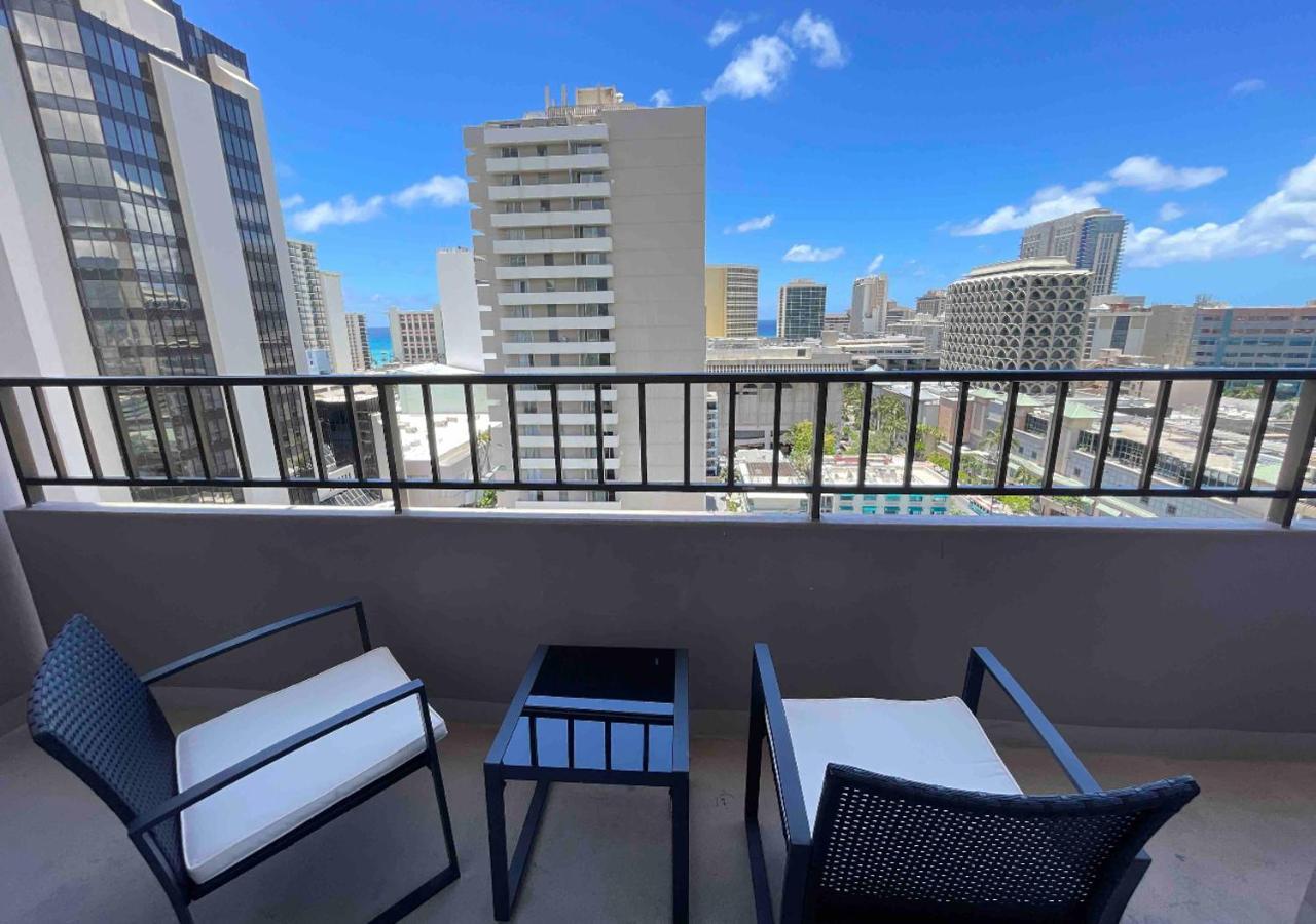 Apartmán 1508- Heart Of Waikiki With Kitchen-Free Parking-King Bed-Corner Unit Honolulu Exteriér fotografie